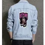 Hitman Men's Jean Jacket - Gift for College Student - Contrast Stitching for Campus Style - Christmas for Casual Dressers