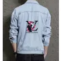 Men's Jean Jacket - Gift for College Student - Simple Style for Coffee Dates - Father's Day for Streetwear Enthusiasts
