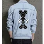 Mickey Men's Jean Jacket - Gift for Fashion Lover - Vintage Style for City Outings - Graduation for Style-conscious Men