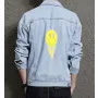 Smile Men's Jean Jacket - Gift for Son on Stylish Look - Everyday Wear Style for Father's Day - Style-conscious Men