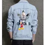 Mickey Men's Jean Jacket - Perfect Present for Grandson - Vintage Style - for School Wear - Back to School Gift