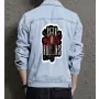 Men's Modern Denim Jacket - Gift for Dad - Everyday Style for Campus Style - Anniversary for Teenagers