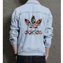 Men's Modern Denim Jacket - Ideal Gift for Nephew - Chest Pockets Style - Great for Leisure Activities - Thank You Gift Gift