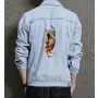 Men's Relaxed Fit Jean Jacket for Boyfriend - Great Casual Style Gift - Street Style for Celebration - Fashion Fans