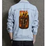 Kiss Men's Relaxed Fit Jean Jacket for Grandson - Great Casual Style Gift - Casual Fridays for Thank You Gift - Style-conscious Men