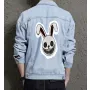 Men's Relaxed Fit Jean Jacket for Him - Great Clean Design Gift - Street Festivals for Christmas - Style-conscious Men