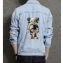 Men's Relaxed Fit Jean Jacket - for Son - Everyday Style for Shopping Days - Great Gift for Holiday Season Streetwear Enthusiasts