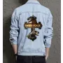 Men's Relaxed Fit Jean Jacket - Gift for College Student - Chest Pockets for Social Events - Special Occasion for Street Style Lovers