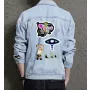 Men's Relaxed Fit Jean Jacket - Gift for Friend - Vintage Style for Street Style - Anniversary for Trend Followers