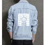 Mario Men's Denim Jacket - Gift for Him - Stylish Outerwear - Graduation Gift