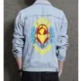 Men's Samus Pest Control Denim Jacket - Gift for Him - Stylish Outerwear - Christmas Present