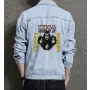 Kiss Men's Street Style Denim Jacket for Fashion Lover - Casual Style with Urban Fashion - Gift Idea for Just Because Street Style Lovers