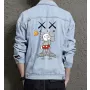 Kaw Men's Street Style Denim Jacket - for Nephew - Minimalist Design for Leisure Activities - Great Gift for Anniversary Street Style Lovers