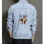 Mickey Men's Street Style Denim Jacket for Young Man - Vintage Style with Street Festivals - Gift Idea for Birthday Millennials