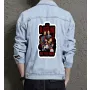 Men's Street Style Denim Jacket - Gift for Boyfriend - Everyday Style for Daily Use - Thank You Gift for Fashion Fans
