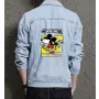Men's Street Style Denim Jacket - Gift for Fashion Lover - Minimalist Design for Shopping Days - Christmas for Young Men