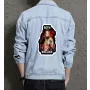 Men's Street Style Denim Jacket - Gift for Son on Contrast Stitching - Casual Fridays Style for Christmas - Gen Z Men