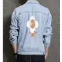Men's Street Style Denim Jacket - Gift Idea for Grandson - Relaxed Style for School Wear - Perfect for Graduation