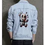 Men's Street Style Denim Jacket - Gift Idea for Him - Clean Design for City Outings - Perfect for Holiday Season