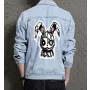 Bunny Men's Street Style Denim Jacket - Perfect Present for Graduate - Casual Style - for Day Trips - Anniversary Gift