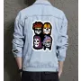 Men's Urban Jean Jacket - for College Student - Urban Design for Weekend Wear - Great Gift for Anniversary Urban Men