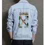 Men's Urban Jean Jacket - Gift Idea for Grandson - Vintage Style for Urban Fashion - Perfect for Christmas