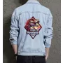 Dinosaur T-Rex Men's Urban Jean Jacket - Gift Idea for Teen Boys - Vintage Style for Daily Use - Perfect for Thank You Gift