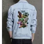 Men's Urban Jean Jacket - Ideal Gift for Teenager - Minimalist Design Style - Great for Street Festivals - Just Because Gift