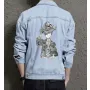 One Piece Jean Jacket for Men – Gift for Anime Fans – Christmas Gift
