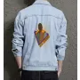 Retro Jax Briggs Denim Jacket for Men - Gift for Gamers - Christmas Gift