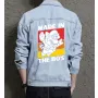 Retro Mario Denim Jacket for Men – Gamer Gift – Christmas Present