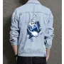 Retro Mario Denim Jacket for Men - Gift for Fans - Gaming Collection