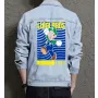 Retro Mario Denim Jacket for Men – Gift for Fans – Retro Gaming Event