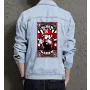 Retro Mario Denim Jacket for Men - Gift for Gamers - Birthday Present