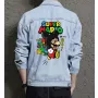 Retro Mario Denim Jacket for Men - Gift for Gamers - Birthday Present