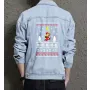 Retro Mario Denim Jacket for Men – Gift for Nintendo Fans – Christmas Gift