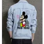 Retro Mario Denim Jacket for Men - Gift for Nintendo Fans - Christmas Gift