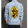 Retro Mario Denim Jacket for Men - Gift for Nintendo Fans - Christmas Gift