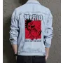 Retro Mario Denim Jacket for Men – Gift for Nintendo Fans – Christmas Gift