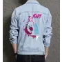 Retro Mario Denim Jacket for Men - Gift for Nintendo Fans - Christmas Gift