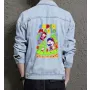 Retro Mario Denim Jacket for Men - Gift for Nintendo Fans - Christmas Gift
