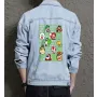 Retro Mario Denim Jacket for Men - Gift for Nintendo Fans - Christmas Present