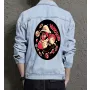 Retro Mario Denim Jacket for Men - Gift for Video Game Fans - Christmas Gift