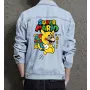 Retro Mario Denim Jacket for Men - Gift for Video Game Fans - Christmas Present