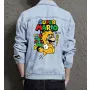 Retro Mario Denim Jacket for Men – Gift for Video Game Fans – Christmas Gift
