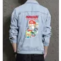 Retro Mario Denim Jacket for Men - Gift for Video Game Fans - Christmas Gift