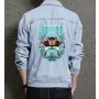Shirohige Jean Jacket for Men – Gift for Anime Fans – Birthday Present