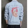 Street Fighter Denim Jacket - Classic Gift for Gamers - Stylish Men's Outerwear - Birthday Present