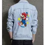 Super Mario Denim Jacket for Men – Gift for Nintendo Fans – Christmas Gift