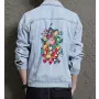 Mario Denim Jacket for Men – Gift for Video Game Fans – Christmas Gift